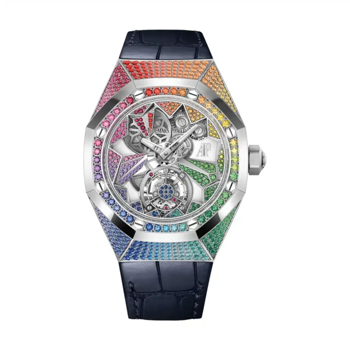 Audemars Piguet 26227BC.YY.D326CR.01-A Royal Oak Concept Skeleton Dial Blue Alligator Strap