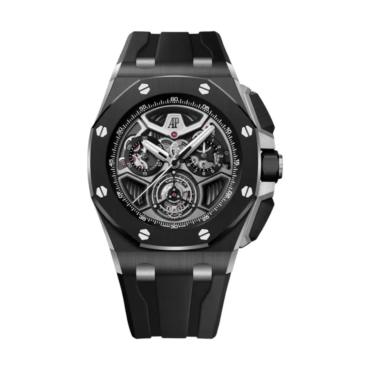 Audemars Piguet 26622CE.OO.D002CA.01 Royal Oak Offshore Black Dial Black Rubber Strap