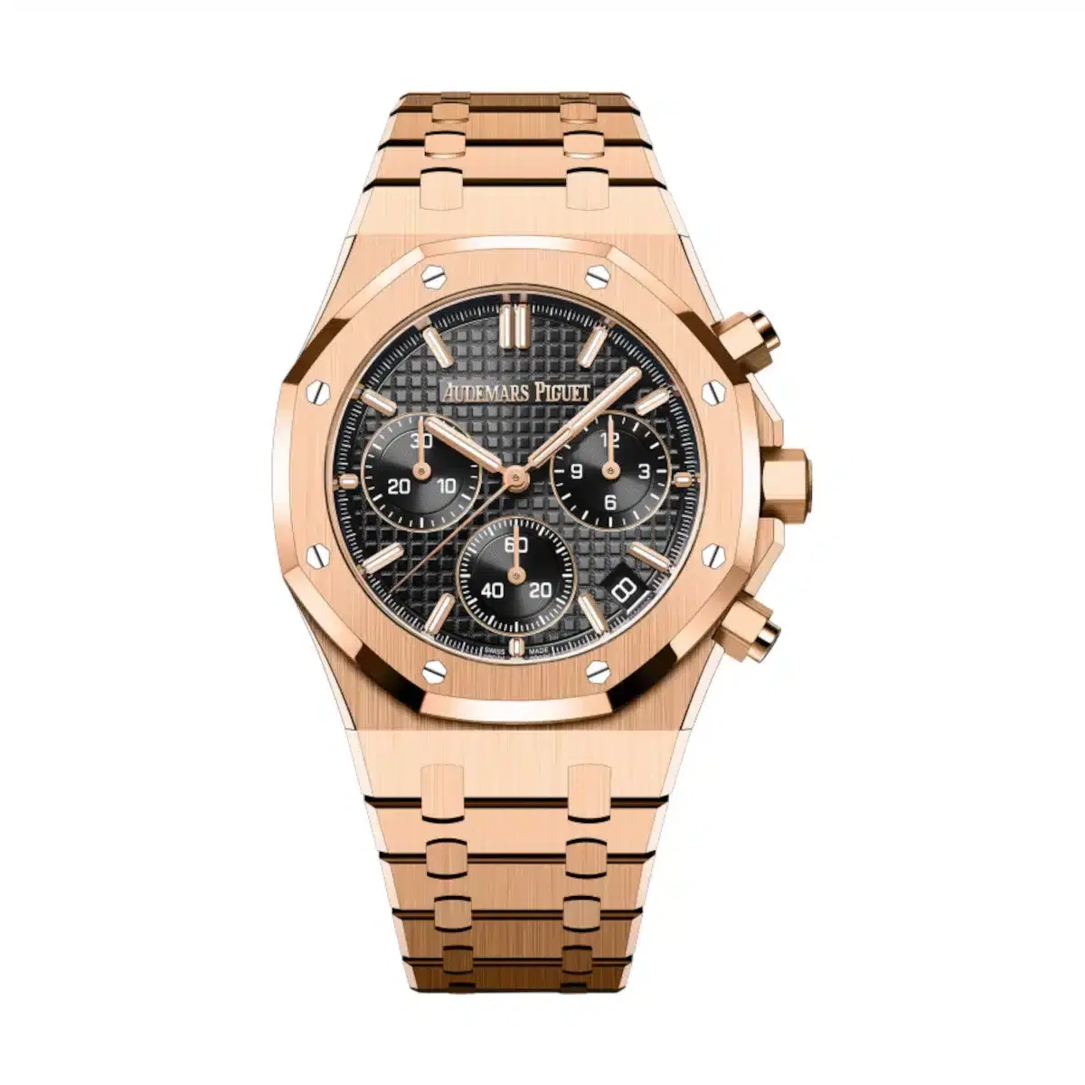 Audemars Piguet 26240OR.OO.1320OR.06 Royal Oak Blue Dial White Gold Bracelet Watch