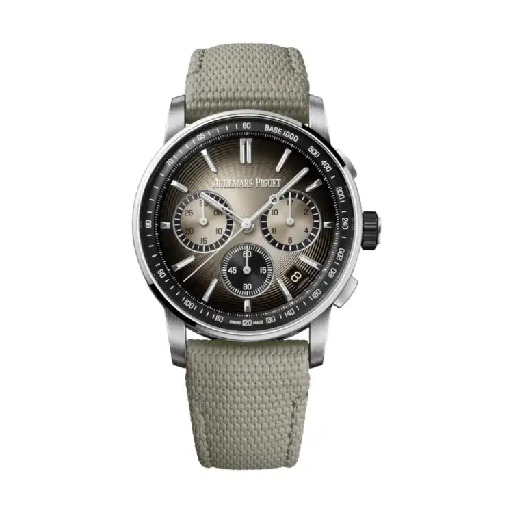 Audemars Piguet 26393QT.OO.A064KB.01 Code 11.59 Beige Dial Beige Rubber Strap Watch-Hover-Image