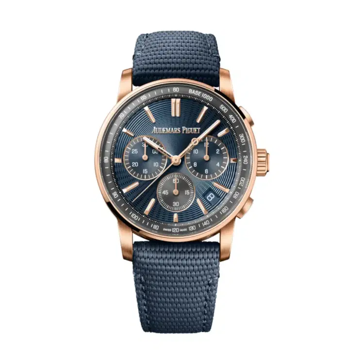 Audemars Piguet 26393OR.OO.A348KB.01 Code 11.59 Blue Dial Blue Rubber Strap-Hover-Image