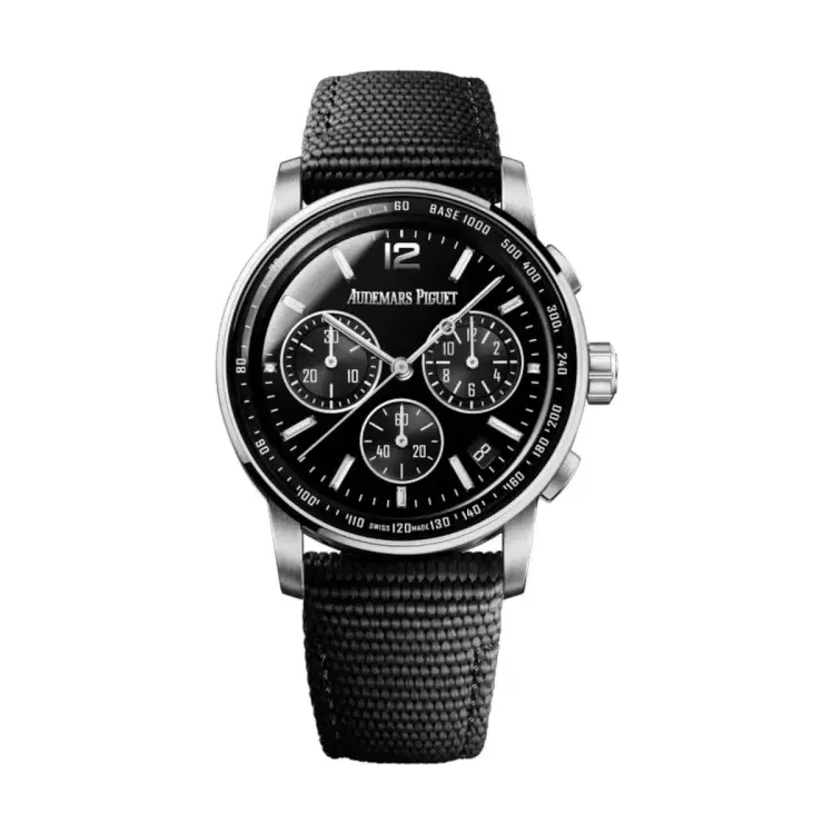 Audemars Piguet 26393BC.OO.A002KB.02 Code 11.59 Onyx Dial Black Rubber Strap Watch-Hover-Image