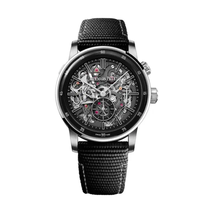 Audemars Piguet 26397NB.OO.D002KB.01 Code 11.59 White Gold Dial Black Rubber Strap-Hover-Image