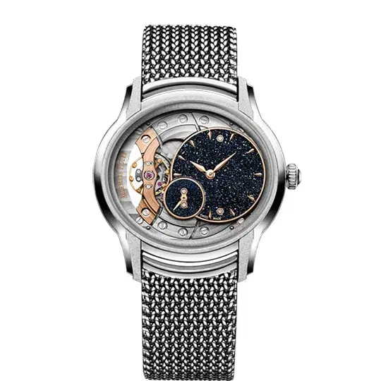 Audemars Piguet 77244BC.GG.1272BC.01 Millenary Frosted Gold Aventurine Dial-Hover-Image