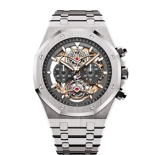 Audemars Piguet 26347TI.OO.1205TI.01 Royal Oak Tourbillon Chronograph Openworked-Hover-Image