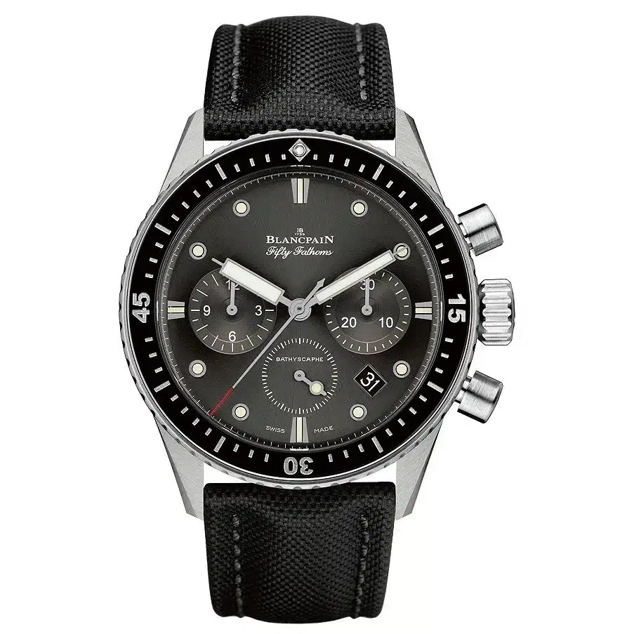 Blancpain 5200-1110-b52a Fifty Fathoms Bathyscaphe Flyback Chronograph 43mm Watch