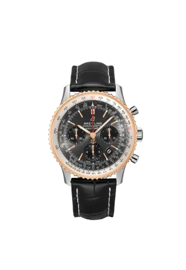 Breitling UB0121211F1P2 Navitimer B01 Chronograph 43 Stainless Steel and 18K Red Gold Anthracite Dial 43mm-Hover-Image