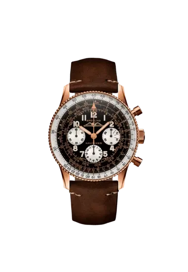 Breitling RB0910371B1X1 Navitimer 1959 Edition 18K Rose Gold Black Dial 41mm Watch-Hover-Image