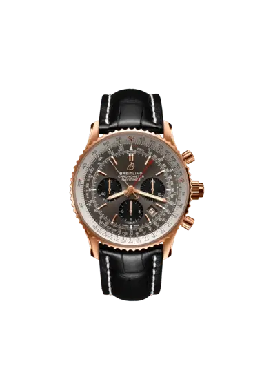 Breitling RB0311E61F1P1 Navitimer B03 Chronograph Rattrapante 18K 45mm Rose Gold Anthracite Dial