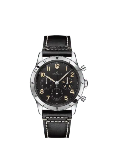 Breitling AB0920131B1X1 Re-Edition Stainless Steel Black Dial 41mm-Hover-Image