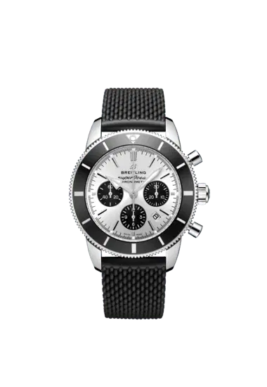 Breitling AB0162121G1S1 Superocean Heritage B01 Chronograph 44 Stainless Steel 44mm Silver Dial Watch