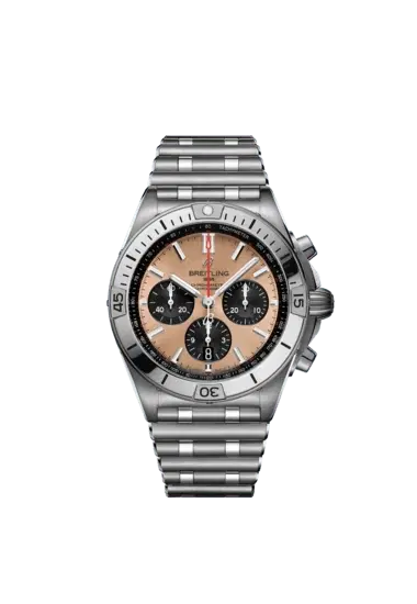Breitling AB0134101K1A1 Chronomat B01 42 Stainless Steel Copper-colored Dial-Hover-Image