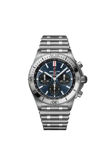 Breitling AB0134101C1A1 Chronomat B01 42 Stainless Steel Blue Dial