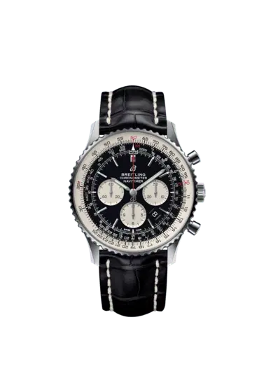 Breitling AB0127211B1P1 Navitimer B01 Chronograph 46 Stainless Steel Black Dial