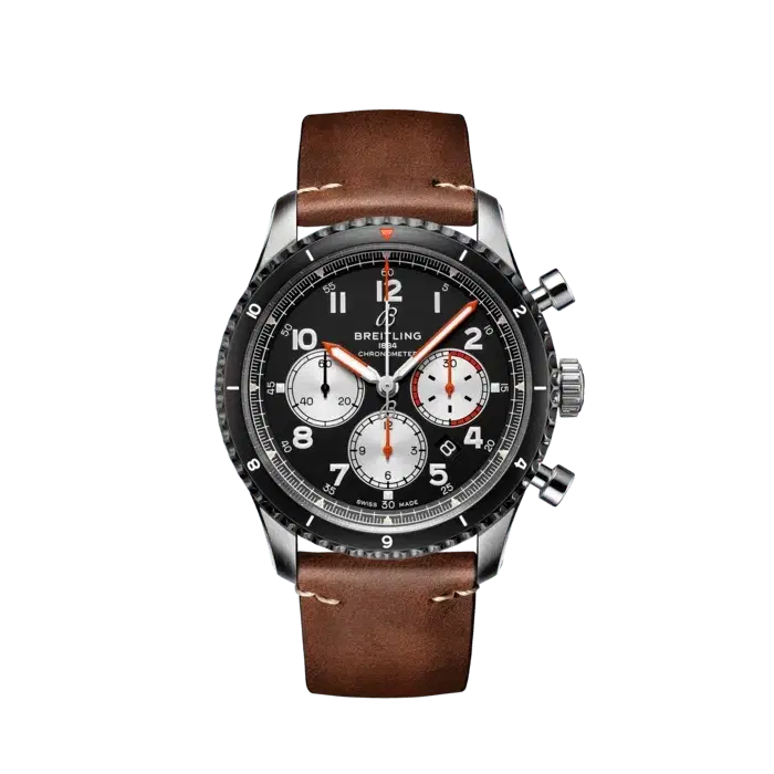 Breitling AB01194A1B1X1 Aviator 8 B01 Chronograph 43 Mosquito Stainless Steel Black Dial