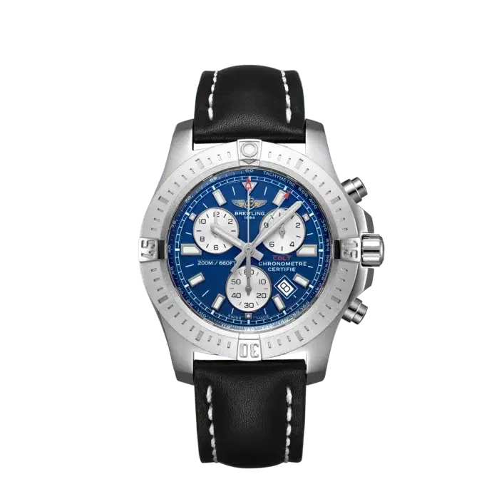 Breitling A73388111C1X1 Colt Chronograph Stainless Steel 44mm Mariner Blue Dial