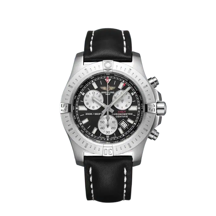 Breitling A73388111B1X1 Colt Chronograph Stainless Steel 44mm Volcano Black Dial