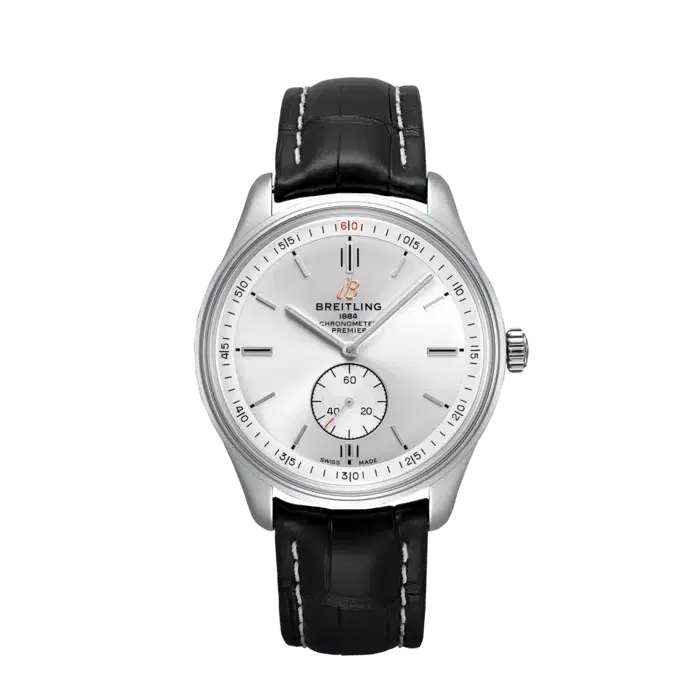 Breitling A37340351G1P2 Premier Automatic 40 Stainless Steel 40mm Silver Dial