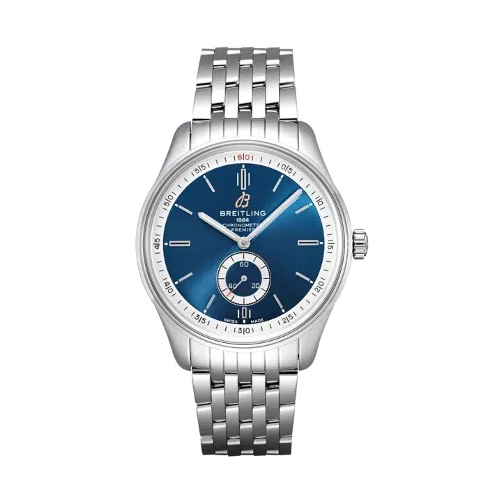 Breitling A37340351C1A1 Premier Automatic 40 Stainless Steel 40mm Blue Dial Watch
