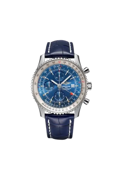 Breitling A24322121C1P1 Navitimer Chronograph GMT 46 Stainless Steel Blue Dial
