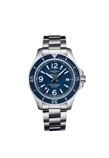 Breitling A17366D81C1A1 Superocean Automatic 42 Stainless Steel Blue Dial-Hover-Image