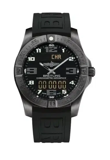 Breitling V79363101B1S1 Aerospace EVO 43mm DLC-Coated Titanium Black Dial