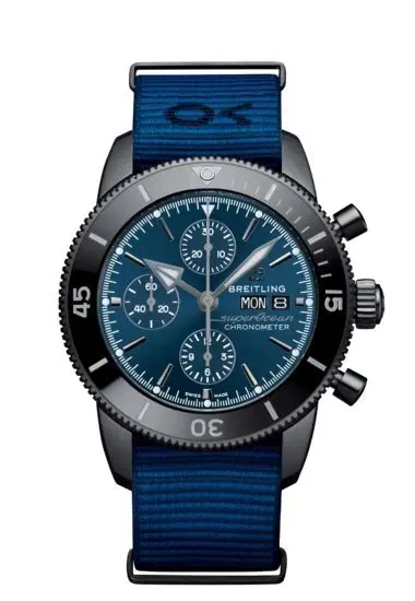 Breitling M133132A1C1W1 Superocean Heritage Chronograph 44 Oouterknown Black ion-plated Stainless Steel Ceramic Black Dial
