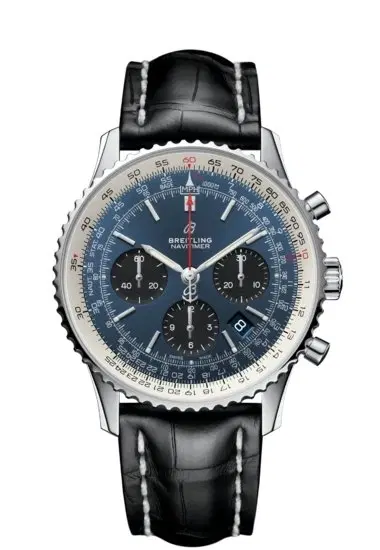 Breitling AB0121211C1P3 Navitimer B01 Chronograpgh 43 Stainless Steel Blue Dial