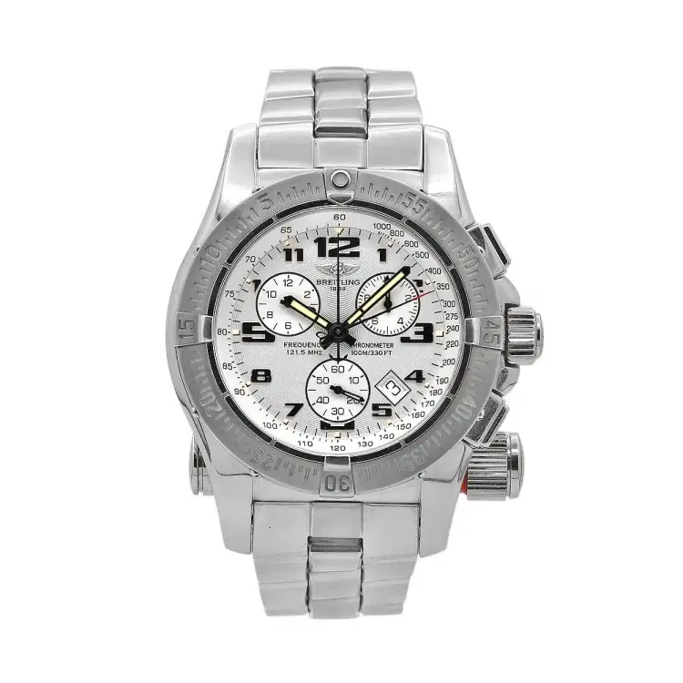Breitling A7332211-G616 Emergency Mission 45mm Stainless Steel Watch Ivory Dial-Hover-Image