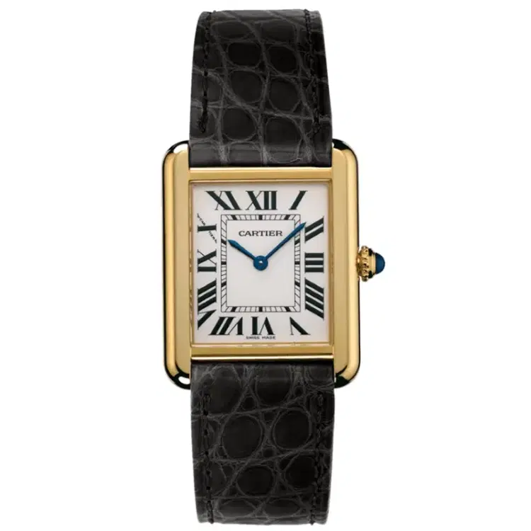 Cartier W5200002 Tank Solo Small Yellow Gold Watch-Hover-Image
