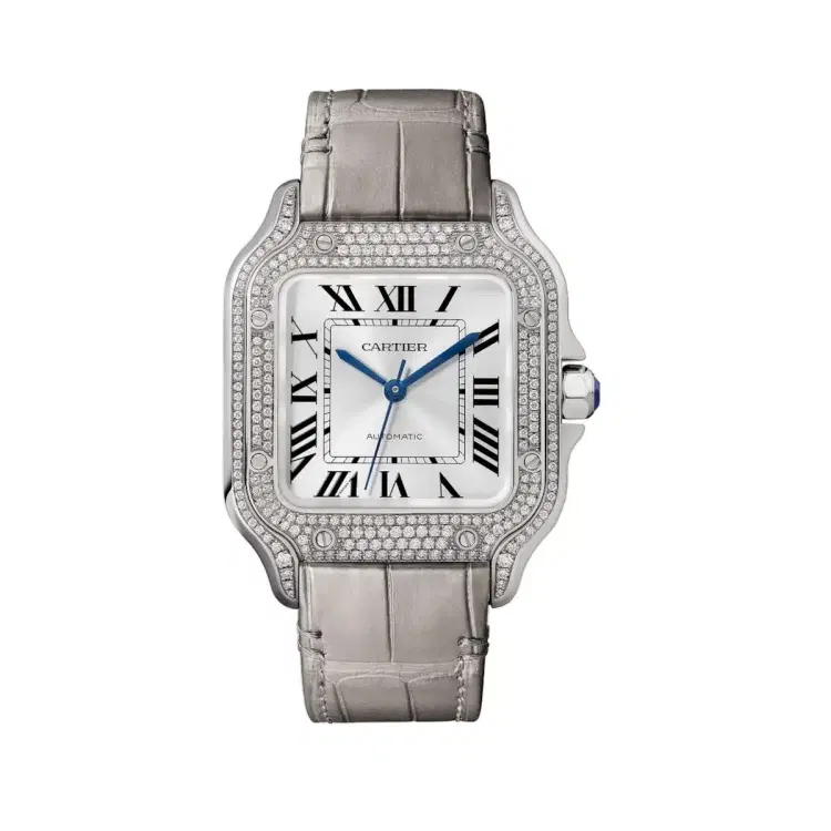 Cartier WJSA0014 Santos de Cartier Sunray-Effect Dial Medium-Hover-Image