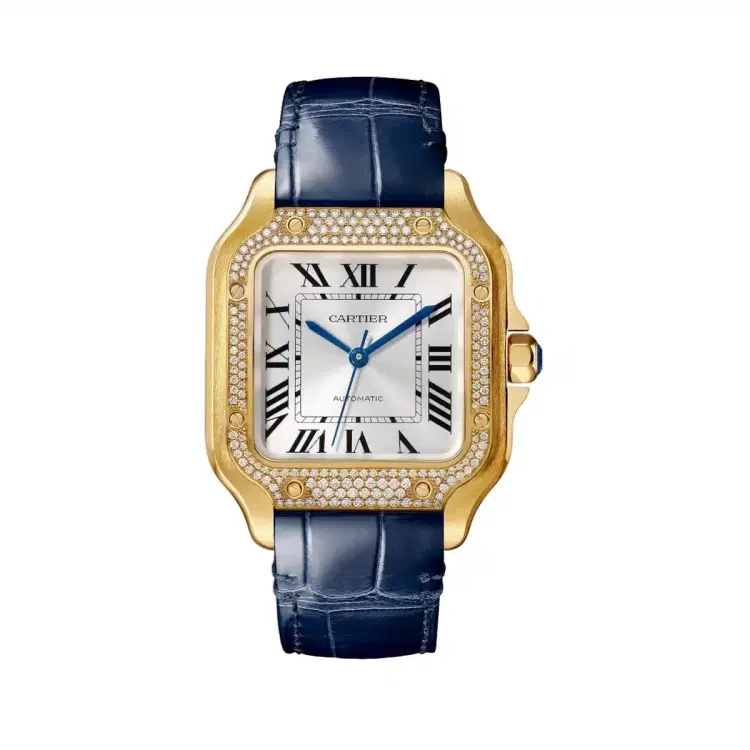 Cartier WJSA0013 Santos de Cartier Sunray-Effect Dial Medium-Hover-Image