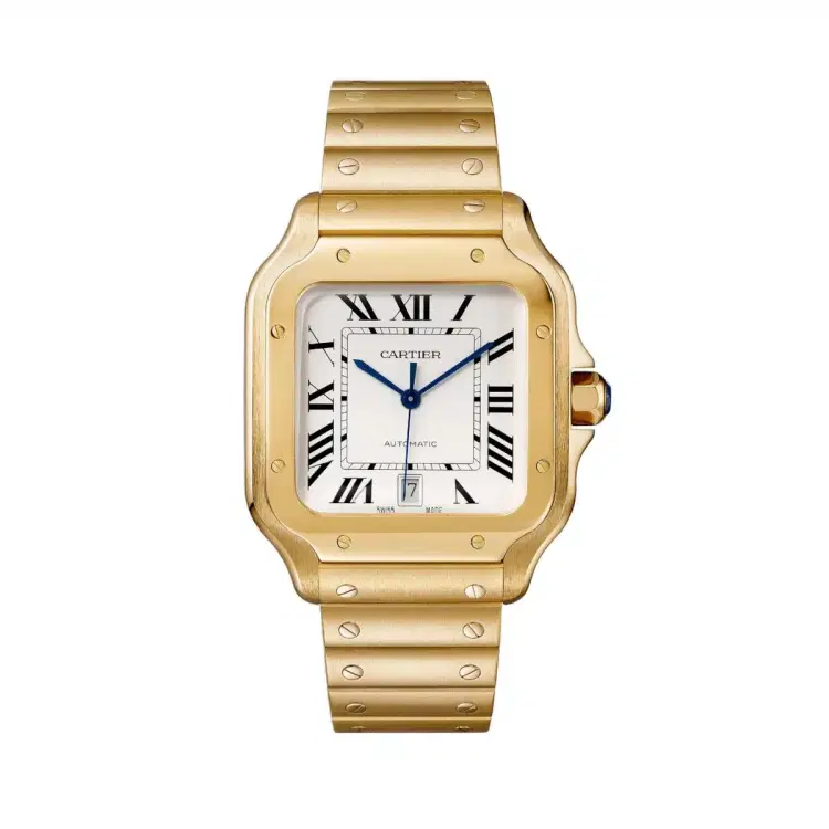 Cartier WGSA0029 Santos de Cartier Opaline Dial Large-Hover-Image
