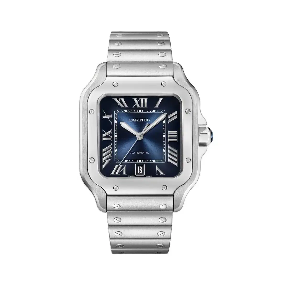 Cartier WSSA0071 Santos de Cartier Graduated Blue Dial Large