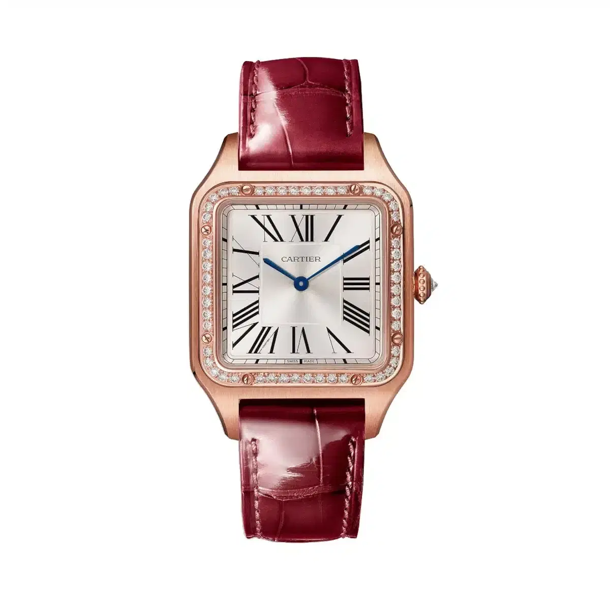 Cartier Santos-Dumont WJSA0016 Silvered Sunray Dial Large