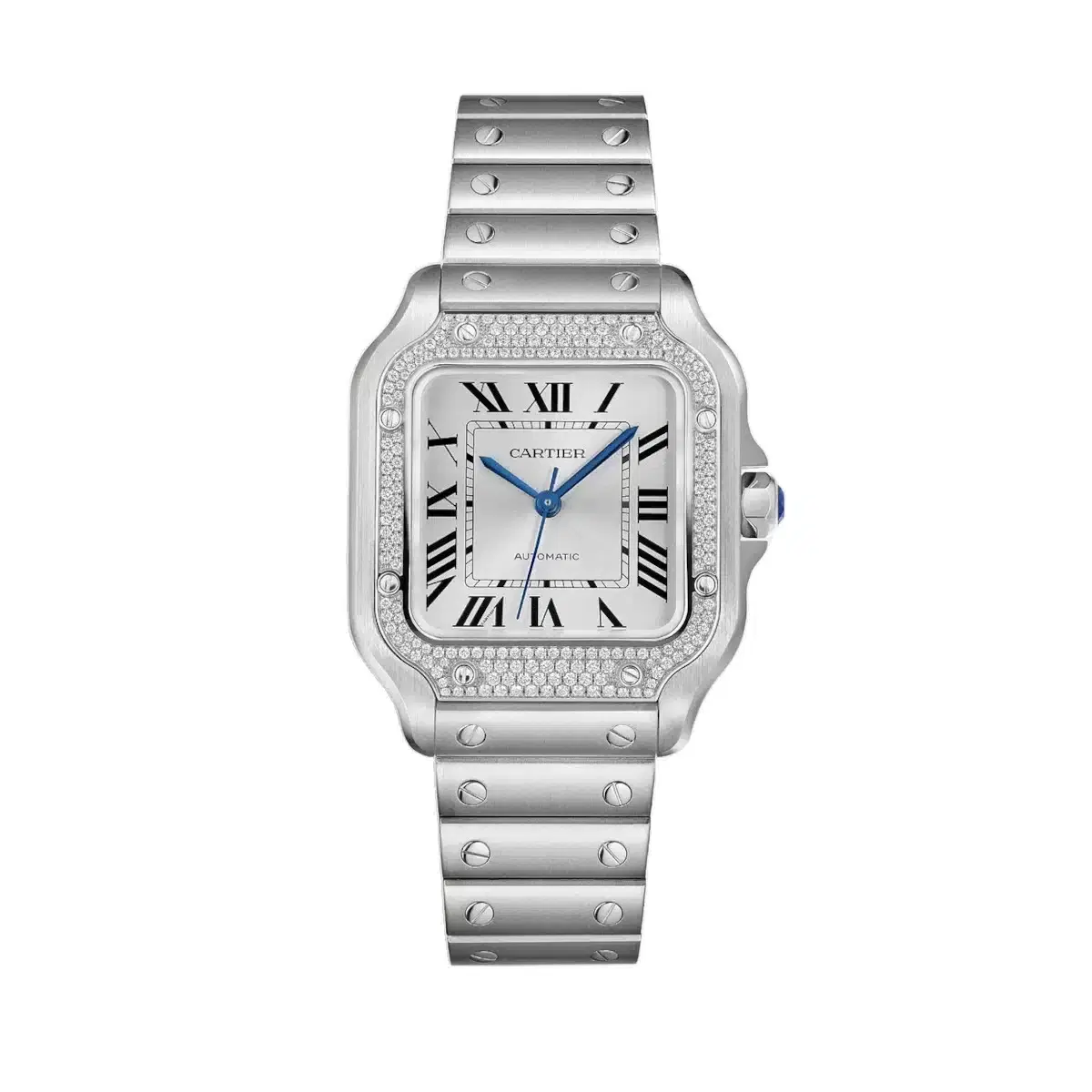Cartier W4SA0005 Santos de Cartier Sunray Dial Medium