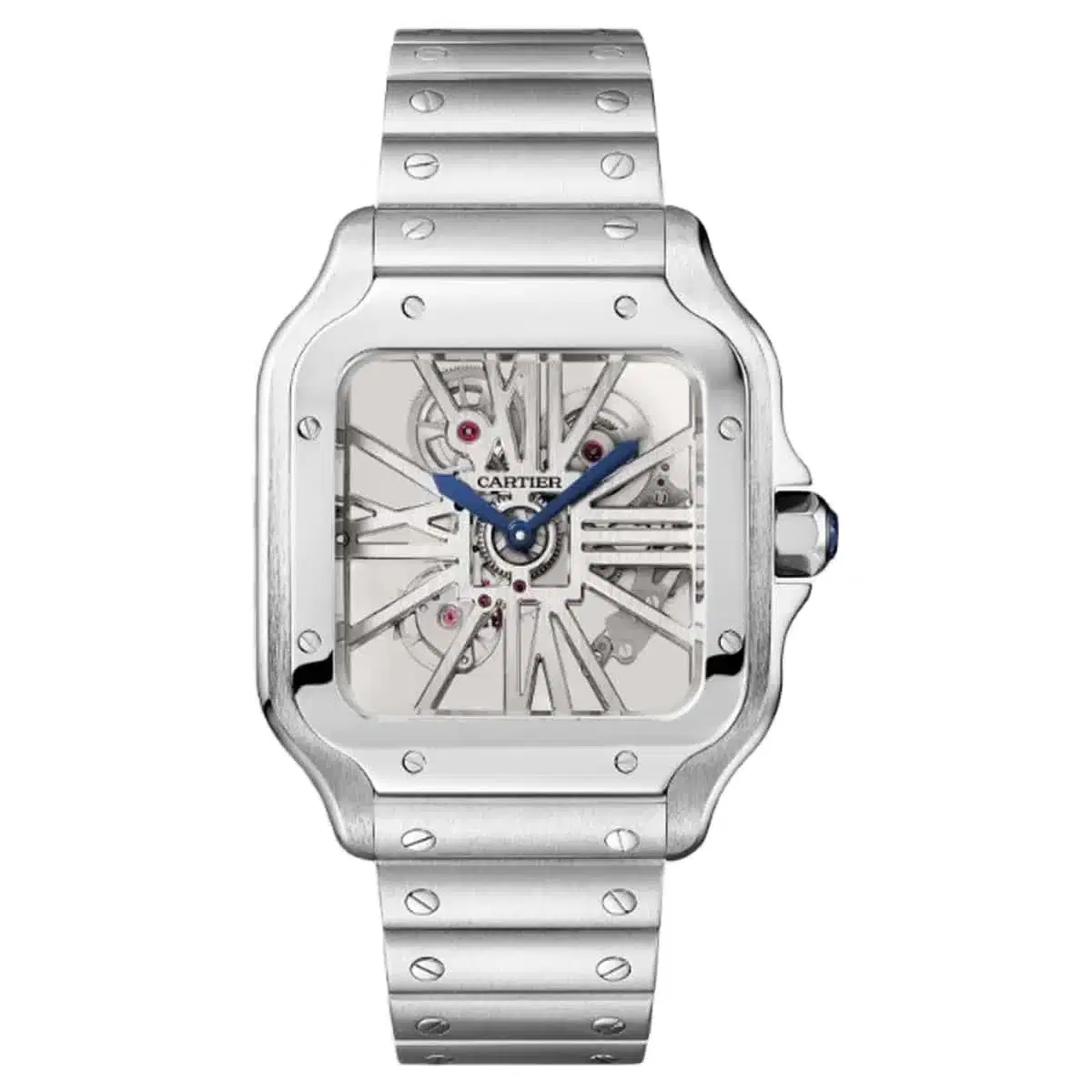 Cartier Santos de Cartier WHSA0015 Large model 39.8mm Skeleton Watch