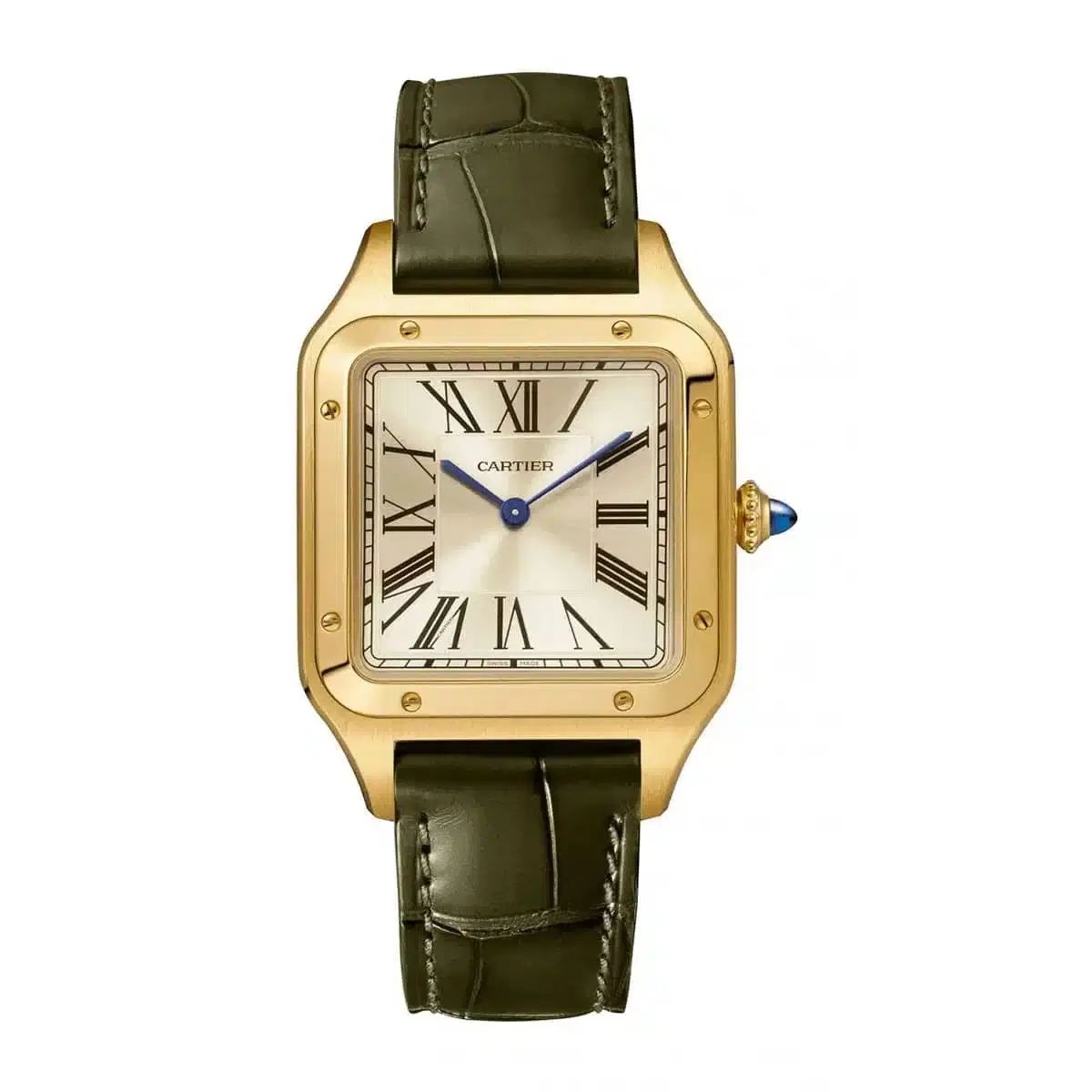 Cartier WGSA0027 Santos-Dumont Gold Dial Large
