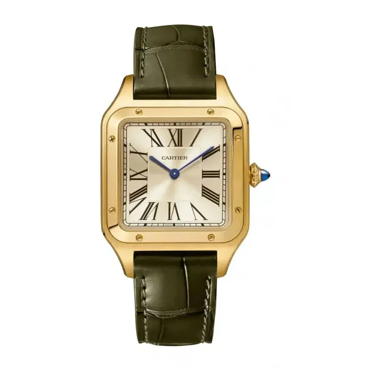Cartier WGSA0027 Santos-Dumont Gold Dial Large-Hover-Image