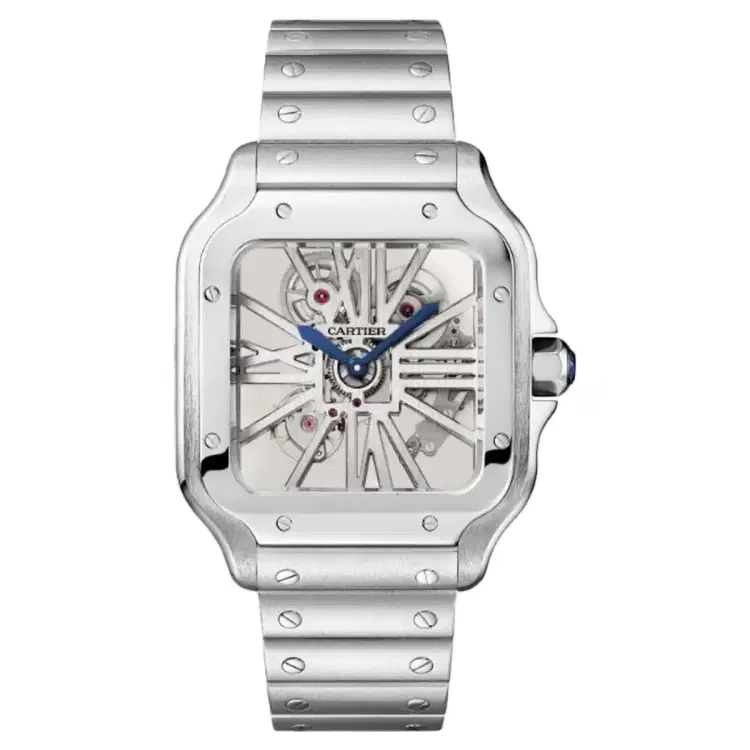 Santos de Cartier WHSA0015 Large model 39.8mm Skeleton Watch-Hover-Image