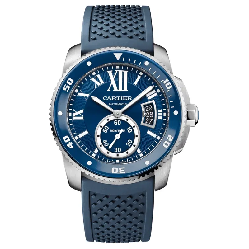 Calibre De Cartier WSCA0011 Diver Blue Watch  