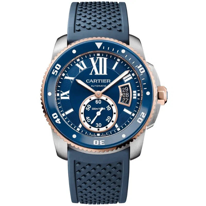 Calibre De Cartier Diver Blue Watch W2CA0009  
