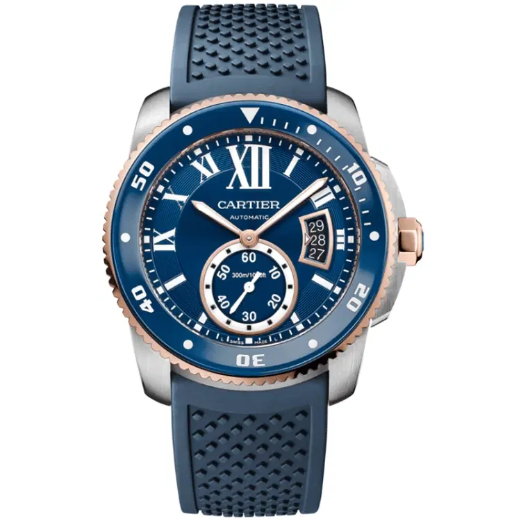 Calibre De Cartier Diver Blue Watch W2CA0009  -Hover-Image