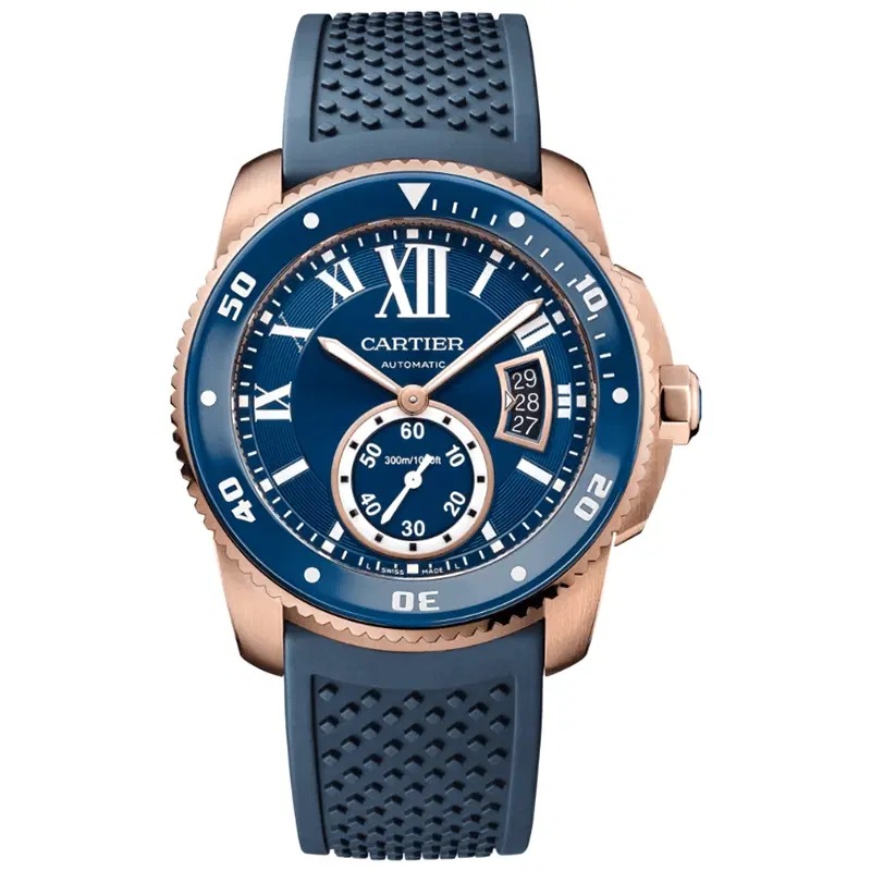 Calibre De Cartier Diver Blue Watch WGCA0010