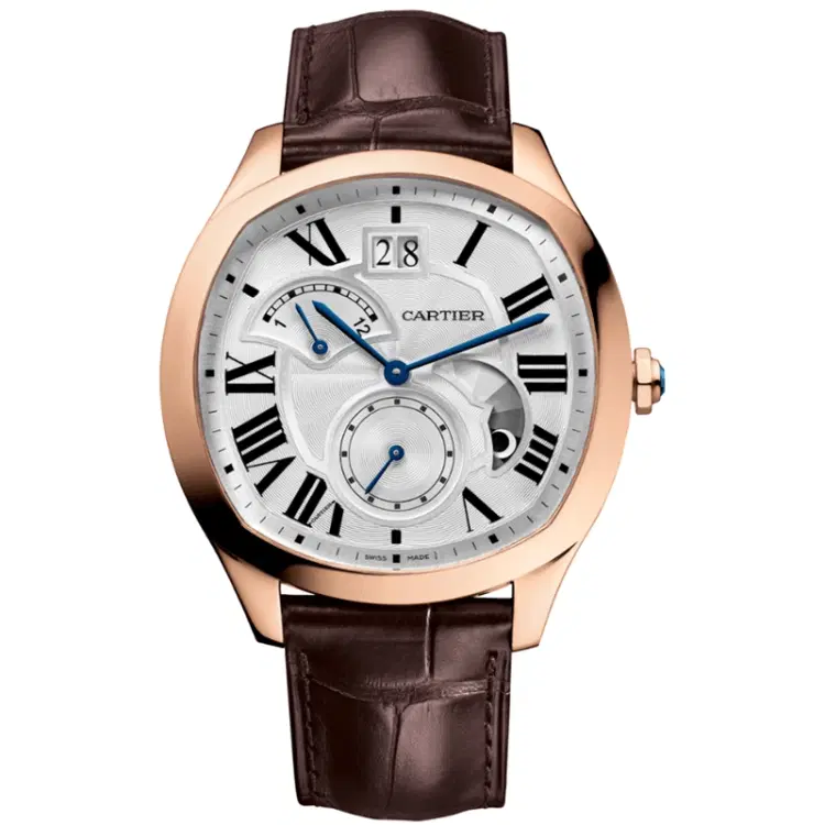 Drive De Cartier WGNM0005 Large Date, Retrograde Second Time Zone And Day Night Indicator Watch-Hover-Image