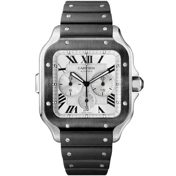 Santos De Cartier WSSA0017 Chronograph Watch-Hover-Image