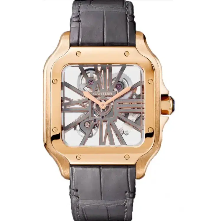 Santos De Cartier WHSA0010 Rose Gold 39.8 mm Watch-Hover-Image