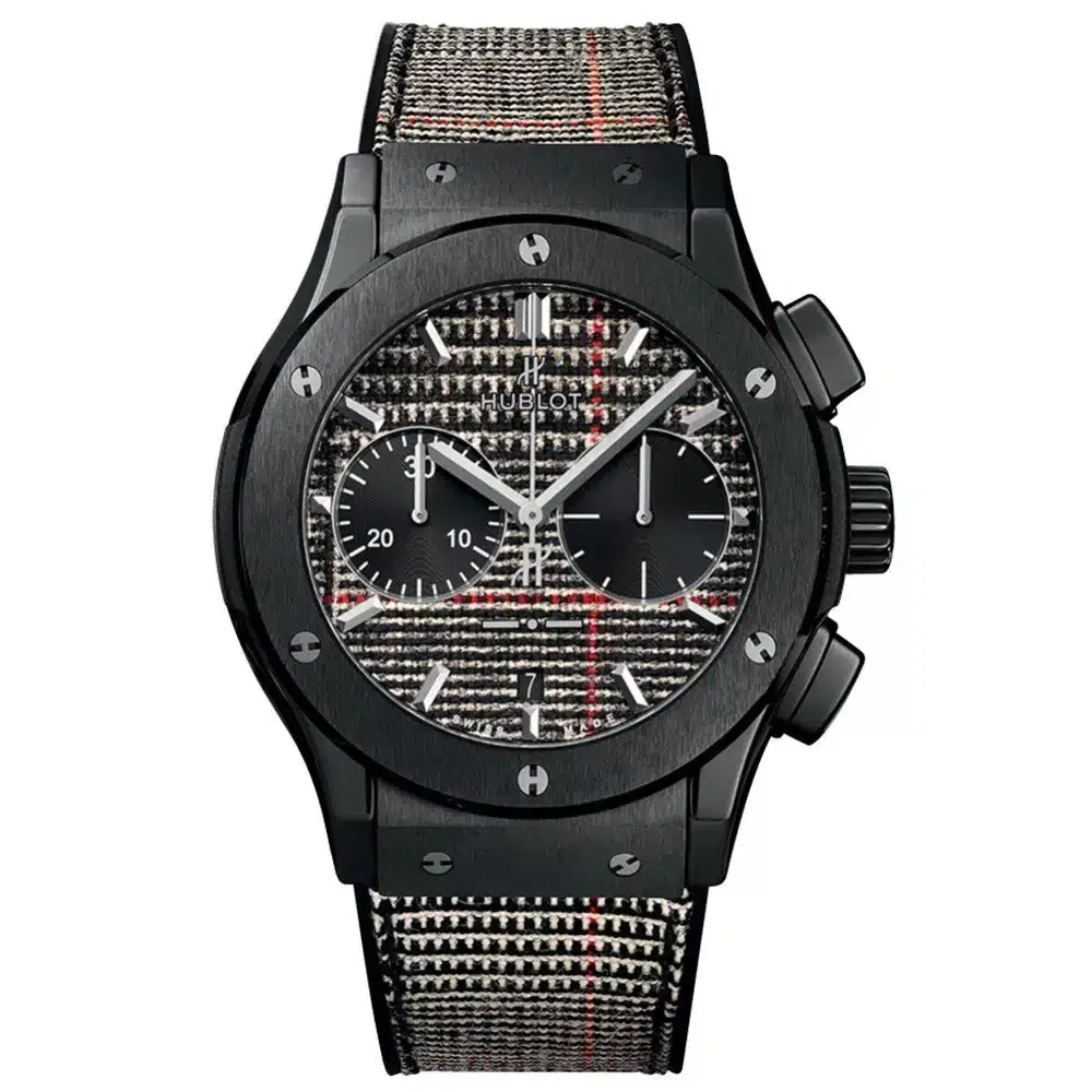 Hublot 521.CM.2706.NR.ITI17 Classic Fusion Chronograph 45mm Mens Watch Prince de Galles Ceramic