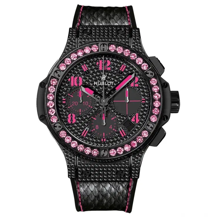 Hublot 341.sv.9090.pr.0933 Big Bang Black Fluo 41mm Ladies Limited Edition Watch-Hover-Image