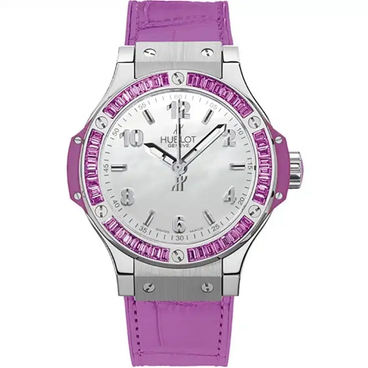 Hublot 361.sv.6010.lr.1905 Big Bang Quartz 38mm Ladies Watch Purple-Hover-Image